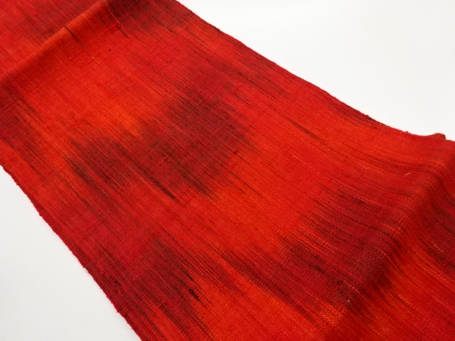 JAPANESE NAGOYA OBI / MAWATA TSUMUGI / WEAVE PATTERN